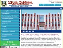 Tablet Screenshot of globalagraconventschool.com